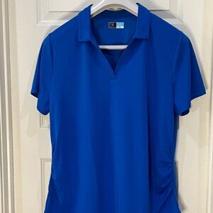 PGA Tour Airflux Short Sleeve T-shirt/Golf shirt - Royal Blue - XXL